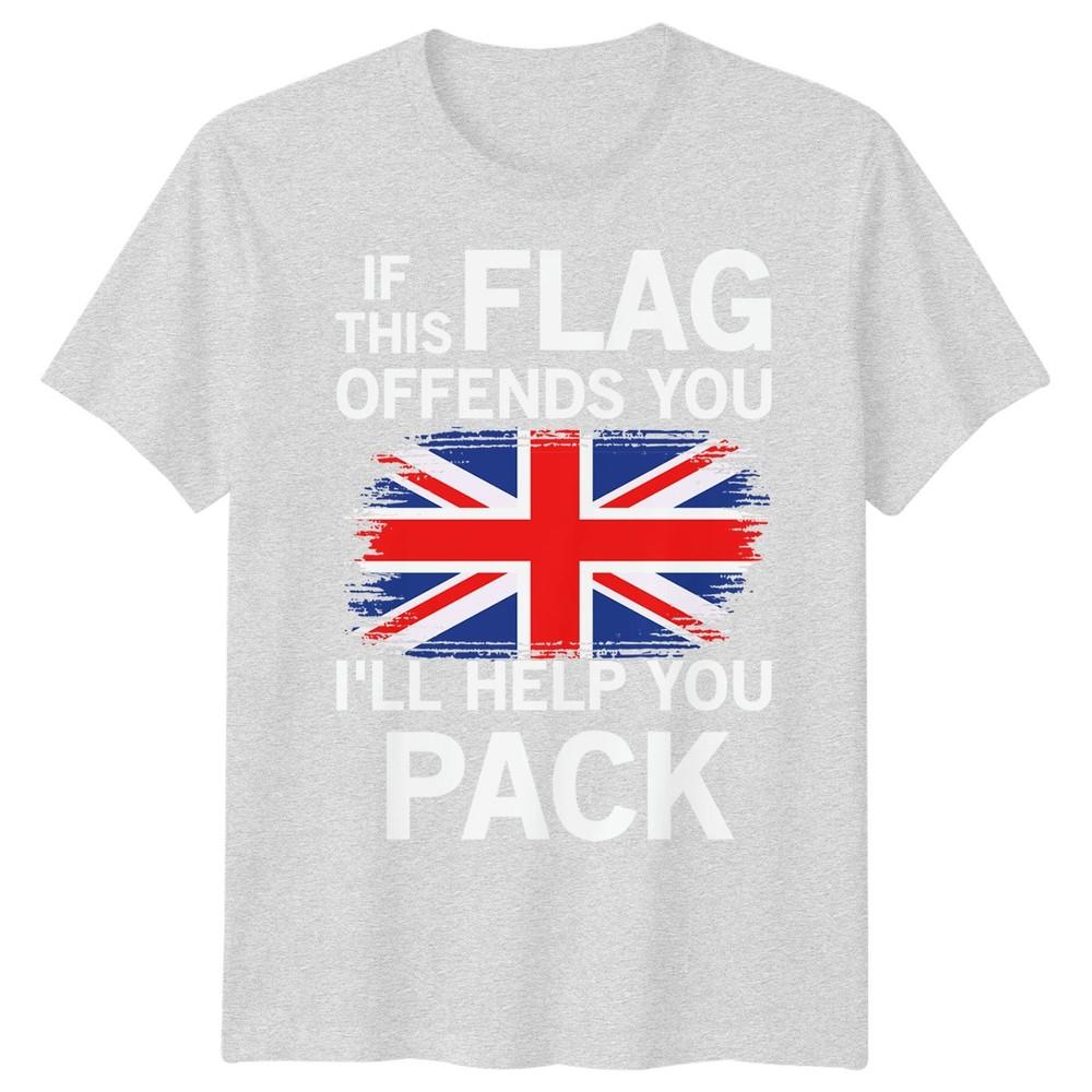 If This Flag Offends You Union Jack TShirt Patriotic Britain Tee Adults Kids