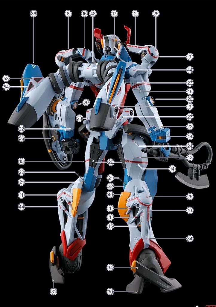 Decals for HG RG EG MG PG RE HiRM Robot MS Detail Up HG Fluorescent!! Water-slide (for 1/144 GQuuuuuuX) [Used]