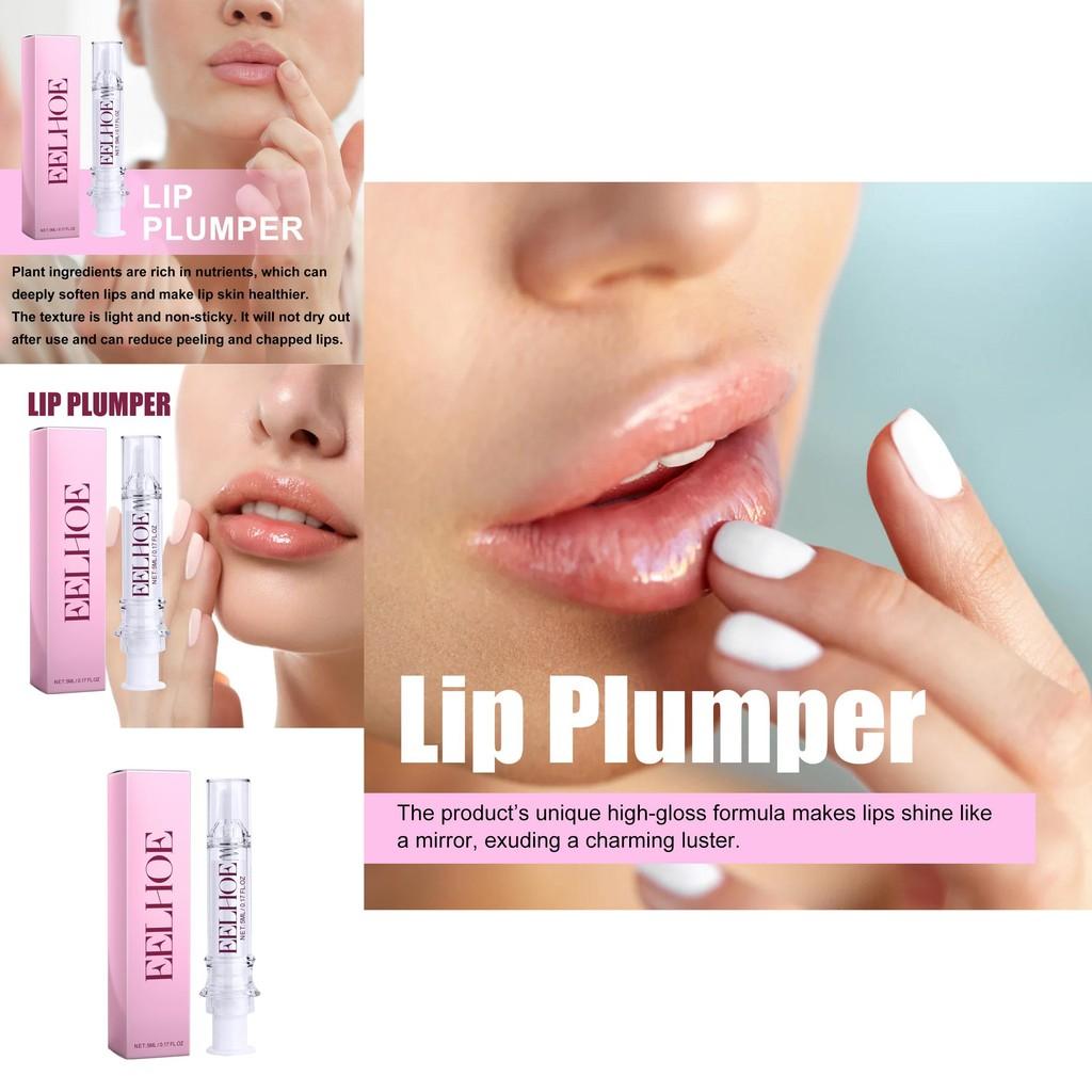 Eelhoe Moisturizing Glossy Lip Serum For Smooth Lips And Fine Lip Lines 5ml