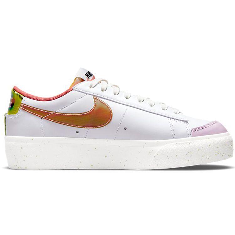 Nike Blazer Low Platform 'The Great Unity' Weiß Orange Rosa Salz Damen DM5451-611