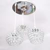 Prop It Up Metal Cylindrical Decorative 3 Light Pendant Ceiling LED Lights Bulb Hanging with Silver Design for Home Decor, Design-