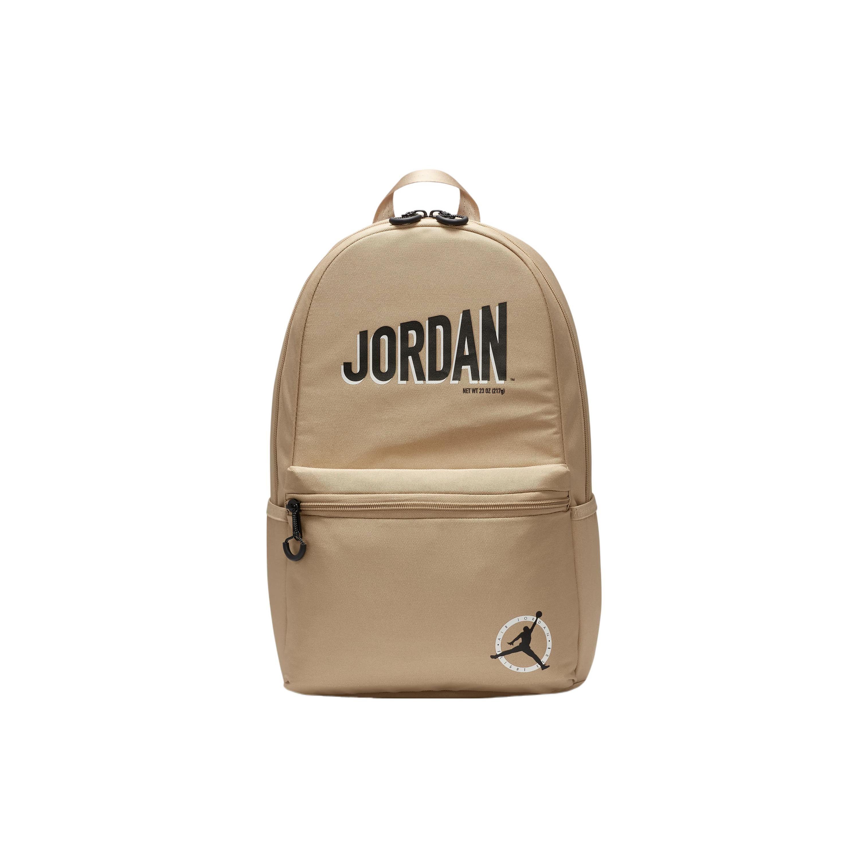 

Jordan Classic Style Design Large Capacity Polyester Backpack Men Backpacks Desert-Yellow FJ6812-283 Desert Yellow