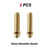 New For Elegoo Centauri Carbon Brass Bimetallic Nozzle 0.2/0.4/0.6/0.8mm Hotend Nozzles For Centauri Carbon 2 Replacement Parts