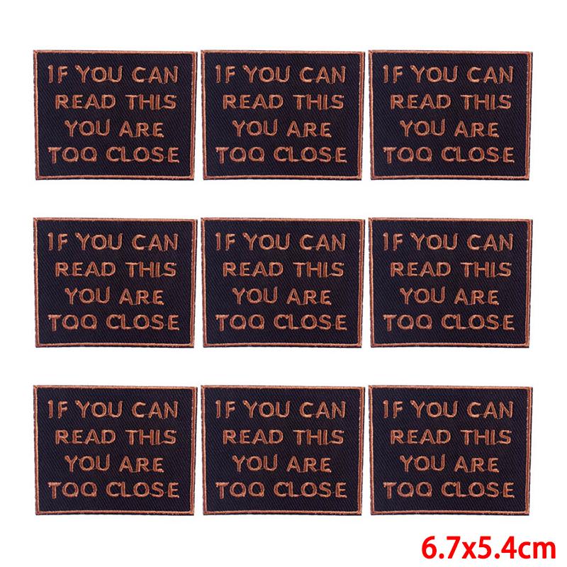 10 teile/los Großhandel Stickerei Patch Eisen Auf Patches Für Kleidung Patches Auf Kleidung Jacken Dekor Applikation Nähen Liefert