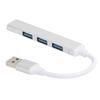 USB3.0 Hub 4 Port Aluminum Alloy Adapter Converter UltraHigh Speed Splitter Accessories