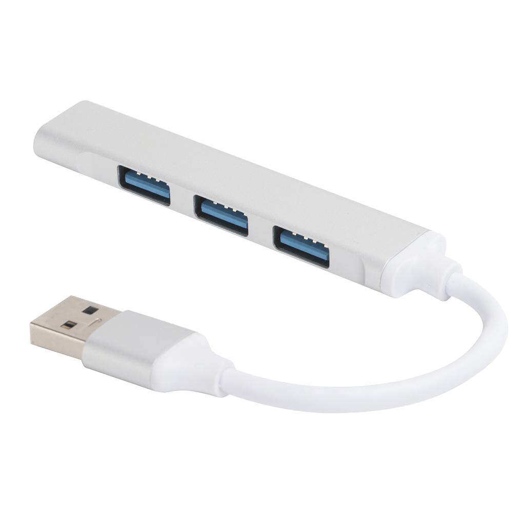 USB3.0 Hub 4 Port Aluminum Alloy Adapter Converter UltraHigh Speed Splitter Accessories