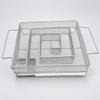 Silver Stainless Steel Cold Smoke Generator Tray Easy to Clean 304