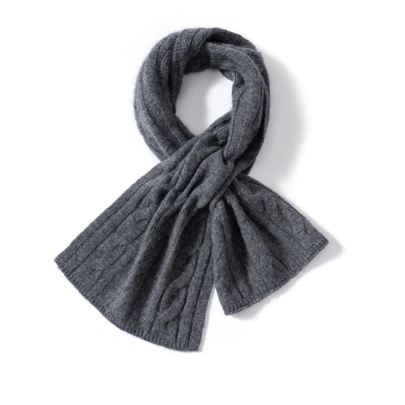 100% Cashmere Knitted Printed Solid Color Soft Pashmina For Ladies Windproof Neckerchief Warmth Outdoor Hiking Casual For Winter
