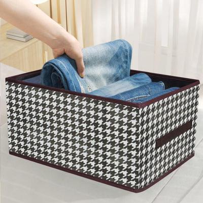Houndstooth Wardrobe Storage Box