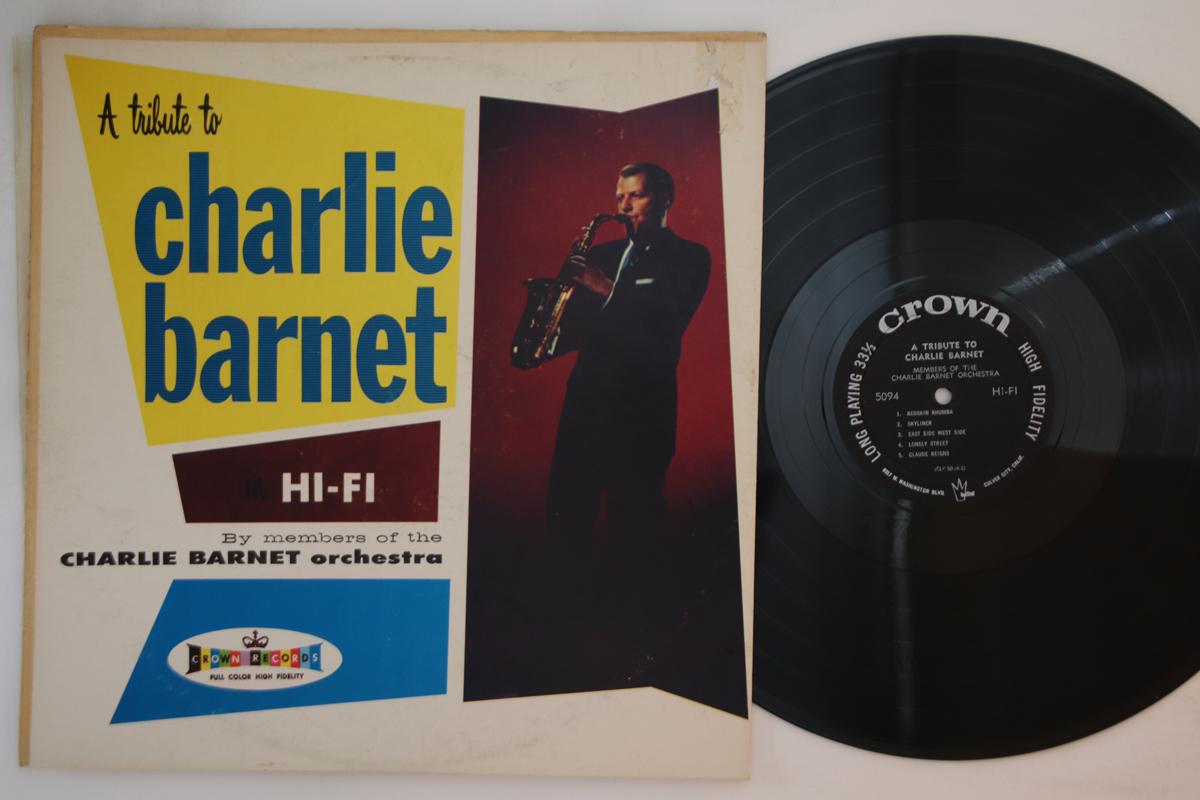 

LP Record CHARLIE BARNET - A Tribute To Charlie Barnet CLP5094 CROWN 1959 US Jazz Used