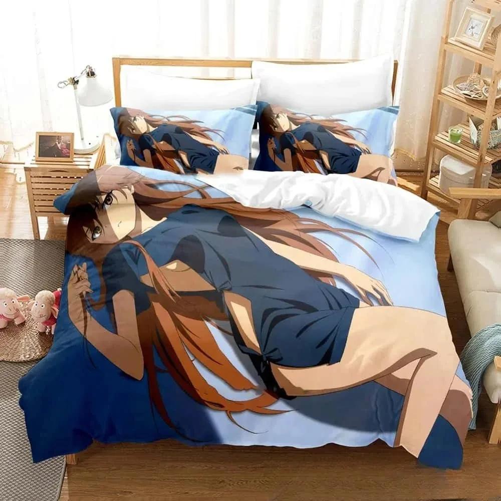 3D Anime Okami-San And Her Seven Companions Bedding Set Boys Girls Twin Queen King Size Duvet Cover Pillowcase Bed Boys Adult