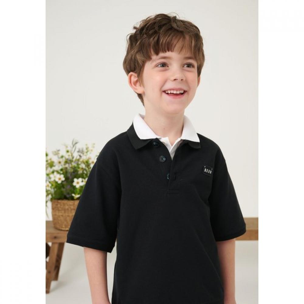 The Coffee Bean Tea Leaf Black Yoko Collar T shirT bz21Ts02bk 155