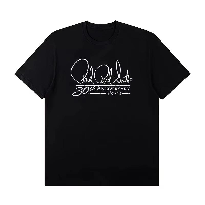 

2025 Осень и Зима Тяжелый Хлопок Модный Бренд Футболка с Круглым Вырезом и Принтом в Виде Букв Мужская и Женская Универсальная Футболка 4XL