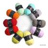 Medium Thick Handmade Cotton Baby Yarn for Knitting, Crochet, and DIY Projects