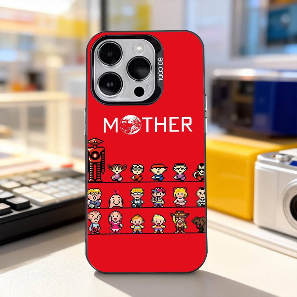 E-EarthBound 2 Game For iPhone 17,16,15,14,13,12,11,Pro,Max,Plus,E,Air,Mini Anti Fall Black Matte Hard Bumper Phone Case iPhone13mini
