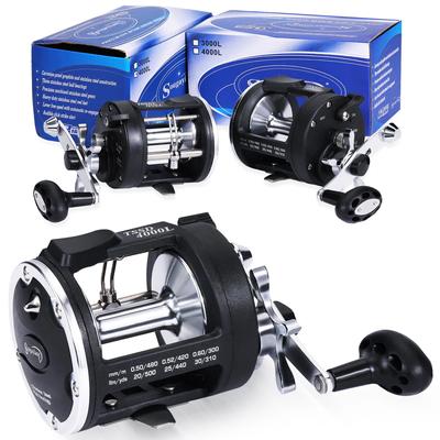 Yeni Trolling Balıkçılık Makineleri 3000 4000 Atma Makarası Maksimum Çekiş 28kg Tuzlu Su Deniz Balıkçılığı için Balıkçılık Aletleri Pesca
