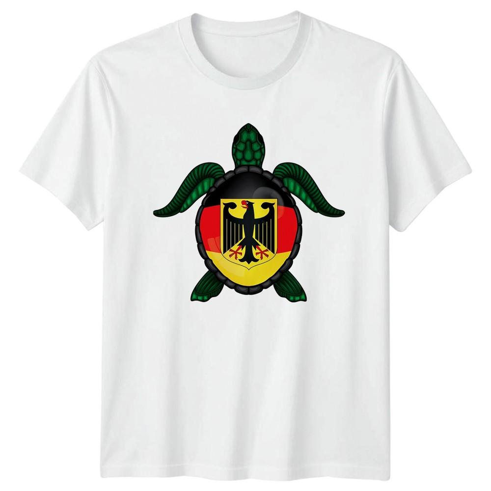 GerUnisexy Flag Turtle TShirt Sea Turtle GerUnisexy Heritage Gift For Him And Her S