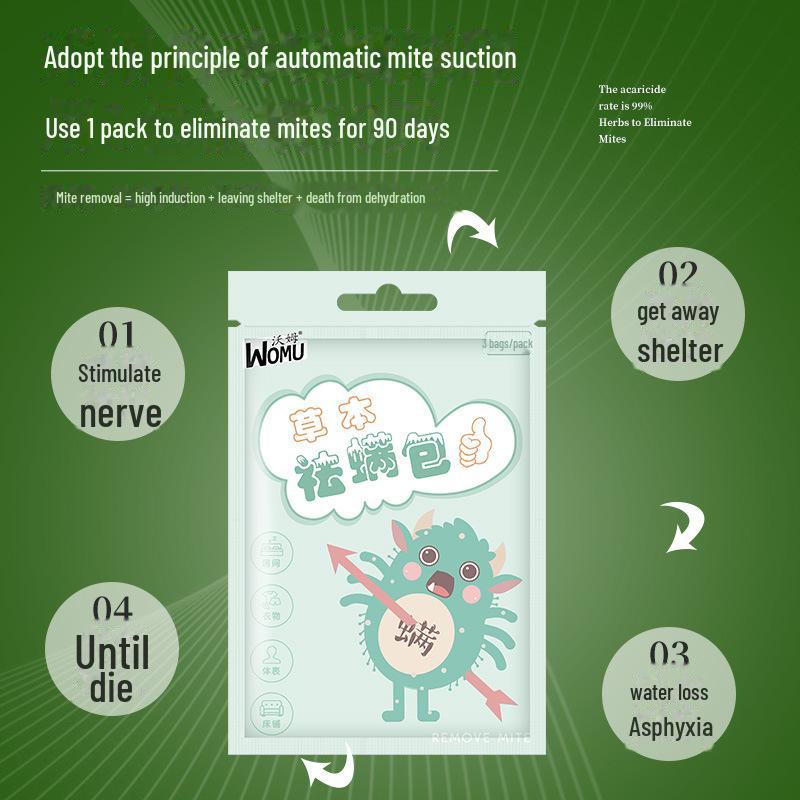 Douyin Hot-Selling Mite Removal Bed Package: Chinese Herbal Solution for Insects and Ants In Home Mattresses