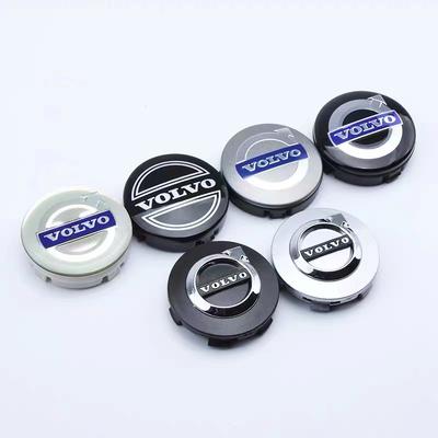 4Pcs Aluminum Alloy Car Hub Cap Wheel Rim Center Replace Cover For XC60 S60 V40 V50 V60 S80 S40 C30 AWD C70 S40 S60 S80 S