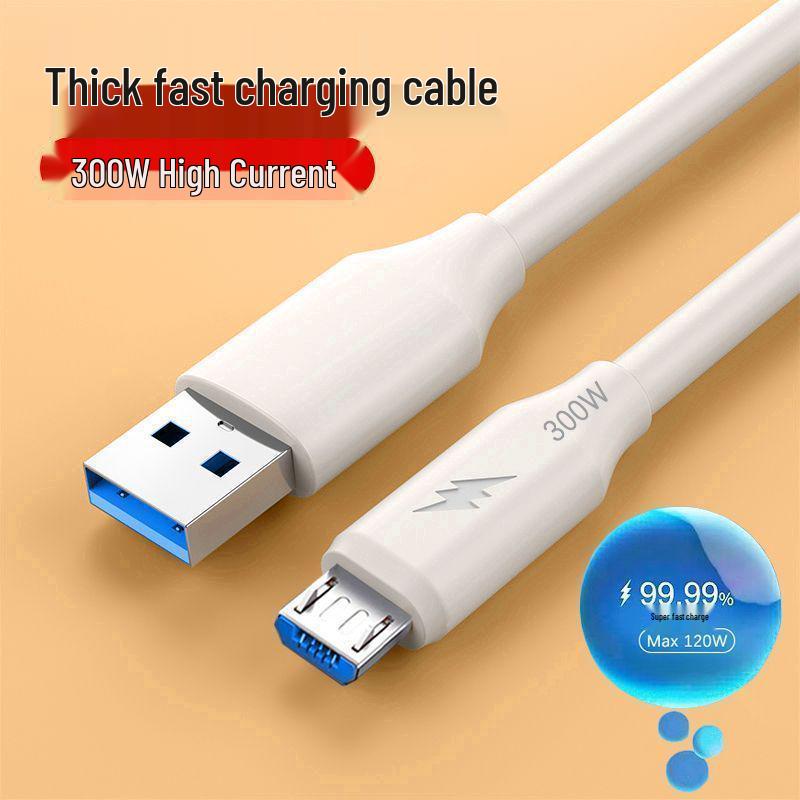 

300W Super Fast Charging Type-C Cable for Huawei, VIVO, OPPO, Xiaomi Smartphones 25 cm