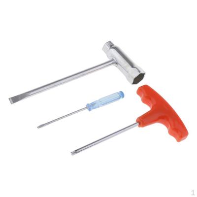 Cacciavite per carburatore, chiave per candele, set adatto per