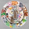 50 Sheets Stackable Cute Animal Stickers - Cartoon, Creative, Funny, DIY, Waterproof Decoration for Thermos Cups