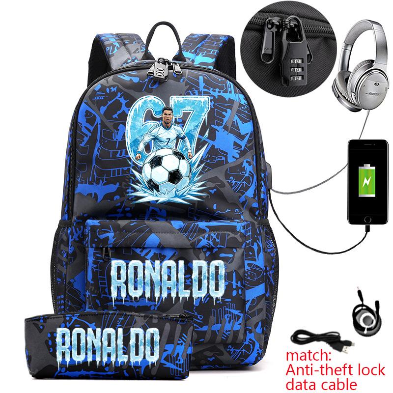 Cr7 Ronaldo 67 druka Zādzību novēršanas