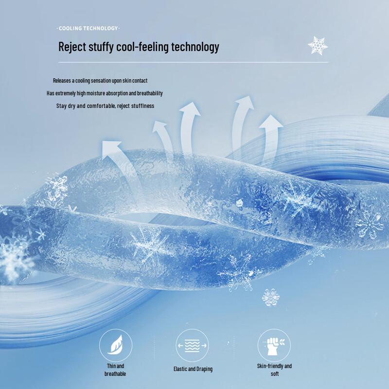 Shanshan Men's Lightweight 4-Way Stretch Straight-Leg Business Casual Pants