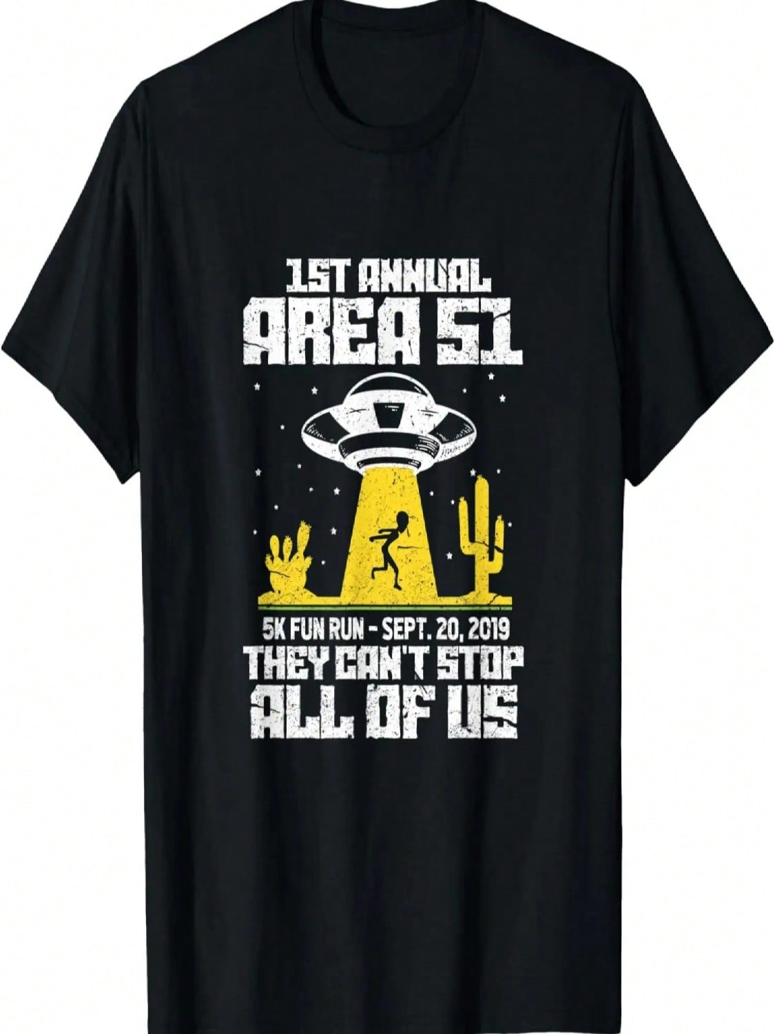 Storm Area 51 5k Fun Run Outfit For A Alien Ufo Lover T-Shirt S разноцветный