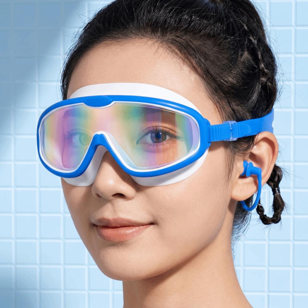 Wide View Big Frame Swim Goggles Anti-Fog Large Frame Swim Goggles Swimming Goggles Swimming