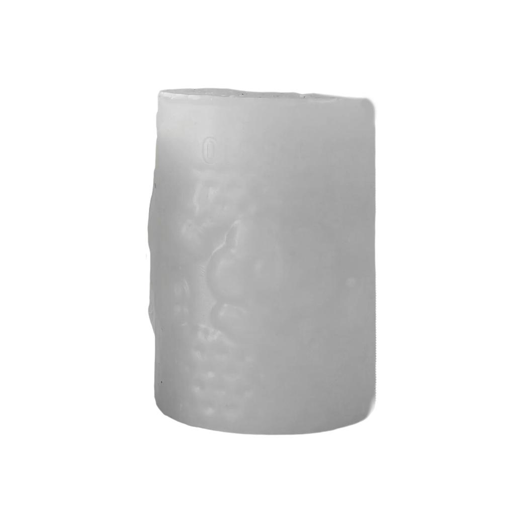 Embossed Honeycomb Candle Molds Cylinder Candle Silicone Molds for Epoxy Resin Making Candle Soap Gypsum Silicone Molds