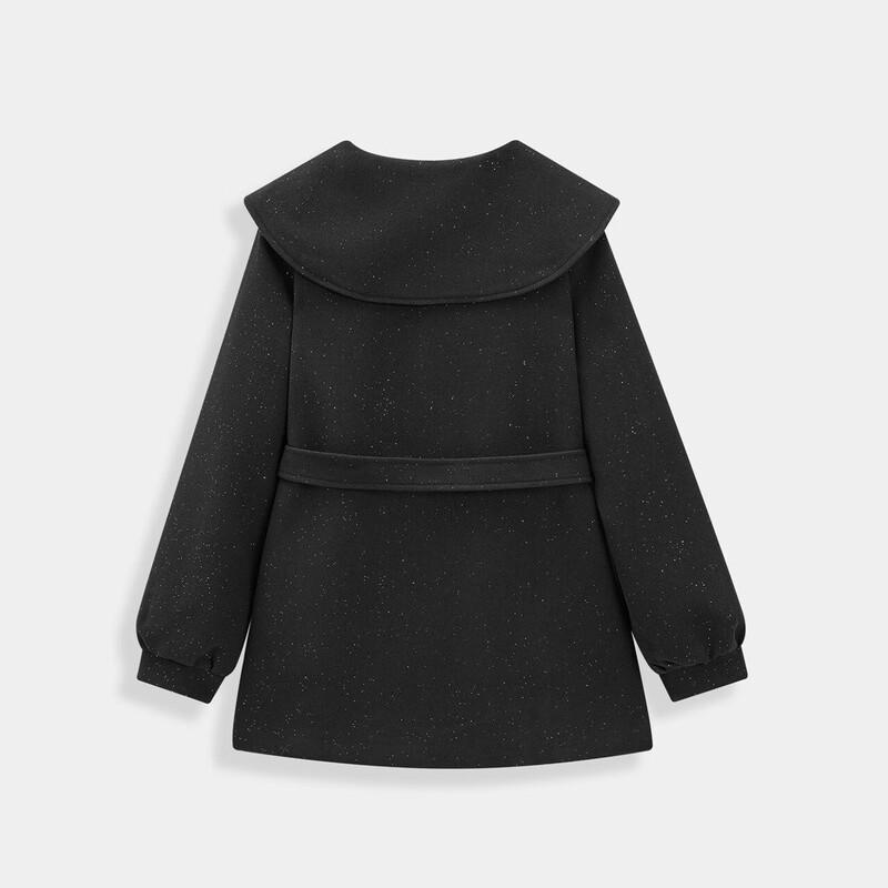 IEF Women's 2025 Winter Fashion Cinched Wool Blend Mid-Length Coat