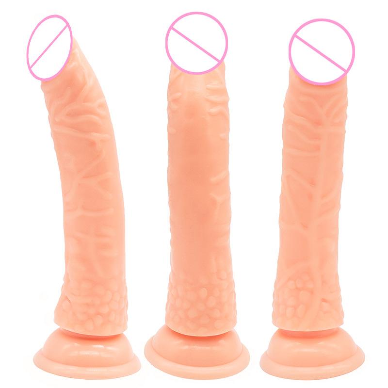 Colourful Dildo Small Dildo Transparent Crystal Female Masturbator Adult Products