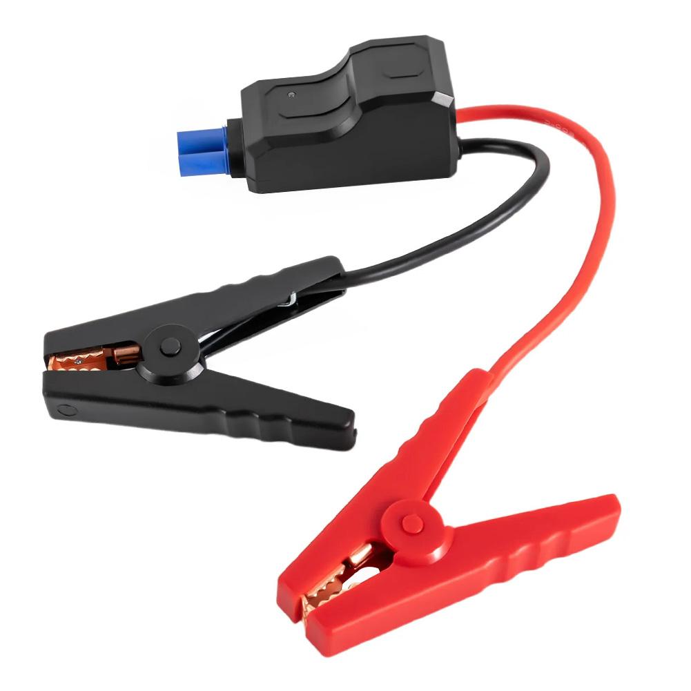 Robust For Jump Starter Cable Clips with Reverse Charge Prevention