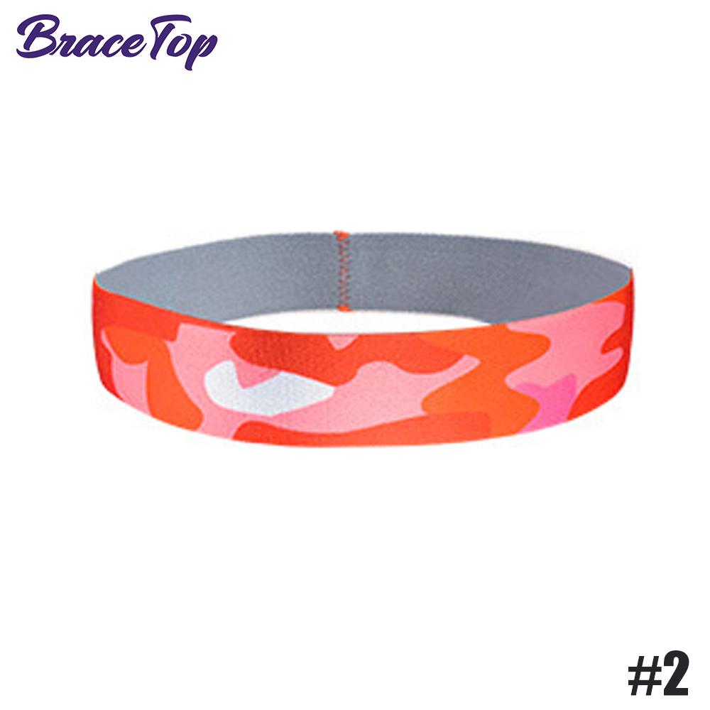 Bracetop 20 Color Sports Headband Yoga Hair Bands Non-Slip Running Fitness Elastic Sweatband Football Hair Accessories Women Men