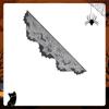 Creative Cloth Shawl Spider Web Bat Shaped Fireplace Mantel Scarf Halloween Decoration Lace  Office