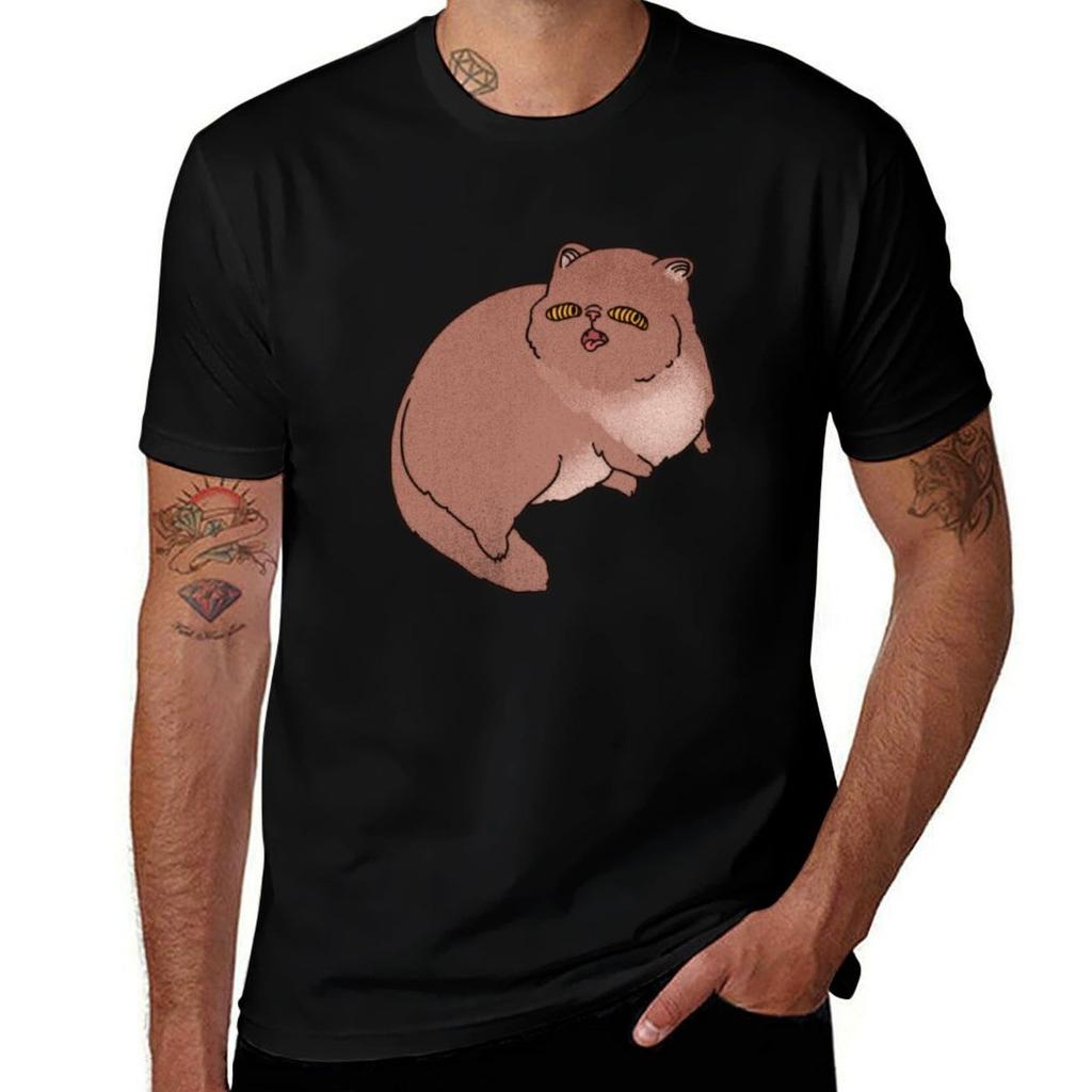 Tilted Reality Cat TShirt anime t shirts sports fans animal prinfor boys Unisexs clothing