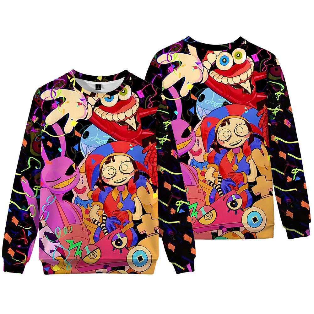 

Мужские толстовки с принтом The Amazing Digital Circus Anime, толстовки с капюшоном и круглым вырезом, мужской пуловер для путешествий, мужской топ, уличная одежда, спортивный костюм на открытом воздухе