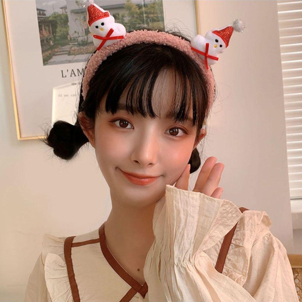 Plush Christmas Headress Headwear Hair Accessories Korean Style Hairband Hair Hoop Women Headband