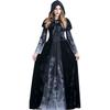 Halloween Adult Costume Vampire Witch Queen Long Dress Party Uniform DS Costume