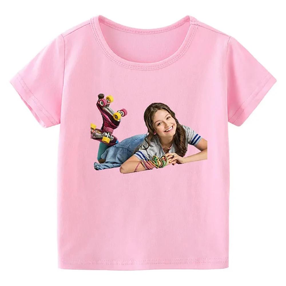 ZYXZ 2023 Cartoon Soy Luna Children's T-Shirt Funny Pink T-Shirts Baby Gilrs Summer Children For Kids Tops Clothes 917022