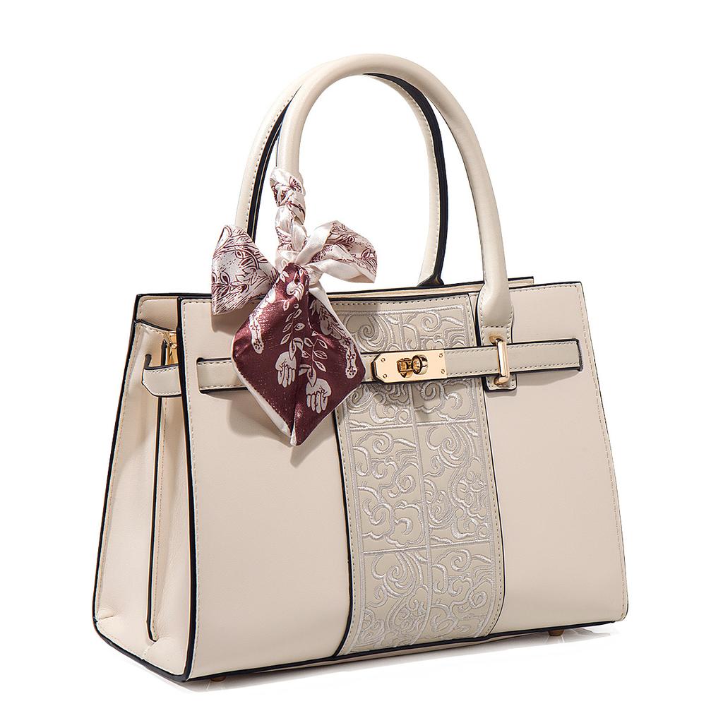 Mother'S Day Gift For Mother, Large-Capacity Handbag, Lady'S Mother Bag, Atmospheric High-End Embroidered Women'S Bag