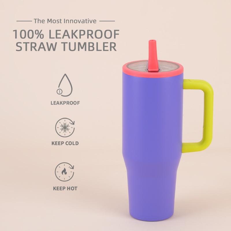 40 Oz Vacuum Flask Cup Thermos water Bottle Thermal Mug Large Capacity Stainless Steel Cold and Hot Tumbler Travel Car coffee