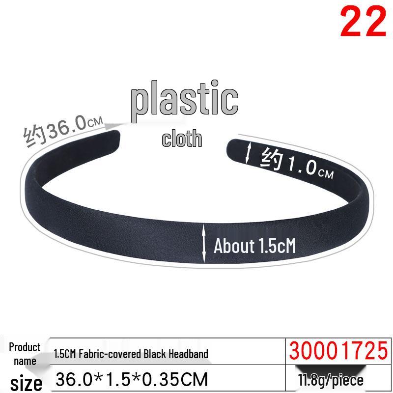 Unisex Invisible Sports Iron Headband - Korean Style Wave Hair Clip.