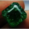 7 Carat Square Cut Natural CERTIFIED Green Colombian Emerald Loose Gemstone