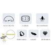 Digital Freezer Room Thermometer Large Lcd Waterproof Magnetic Back Hook Temperature Monitor For Kitchen Home Restaurant
