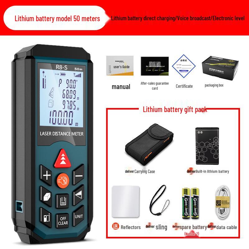 Handheld High-Precision Laser Rangefinder & Electronic Distance Ruler