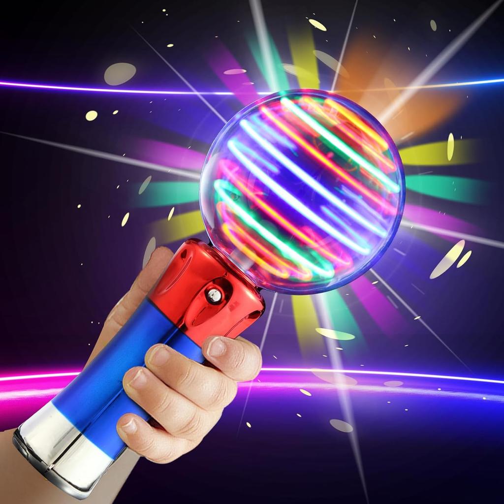 MUSUNFE Magic Ball LED Light Up Toy Wand Party Favours for 3-12 Years Old Children Boys & Girls, Glow in the Dark Birthday Gifts