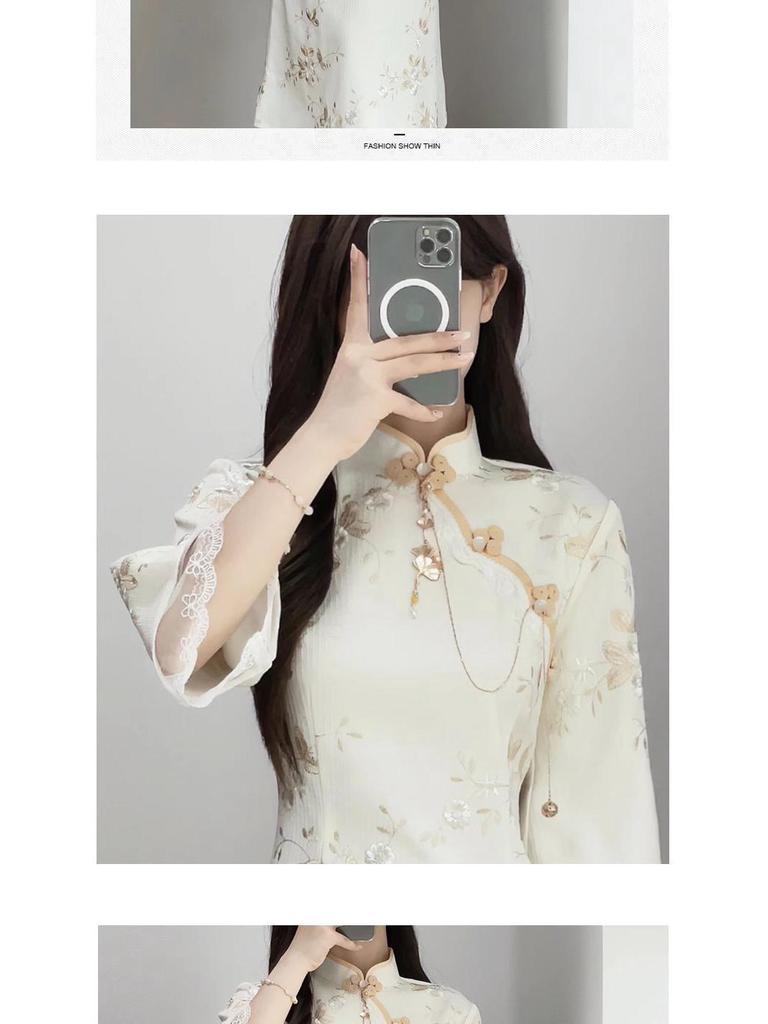 New Summer Qipao Dress: Retro Chinese Style for Young, Everyday Elegance