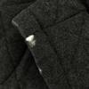 MACKINTOSH SCOTLAND Wool 100% Quilted Coat 34 Dark Gray Women Used